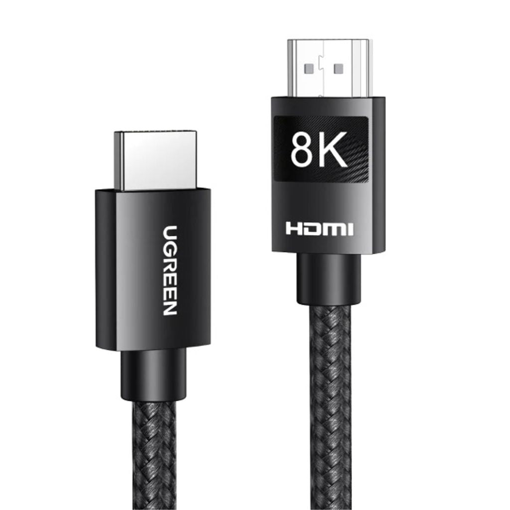UGREEN 2.1 HDMI Cable 8K 4K Braided, 1m - Black