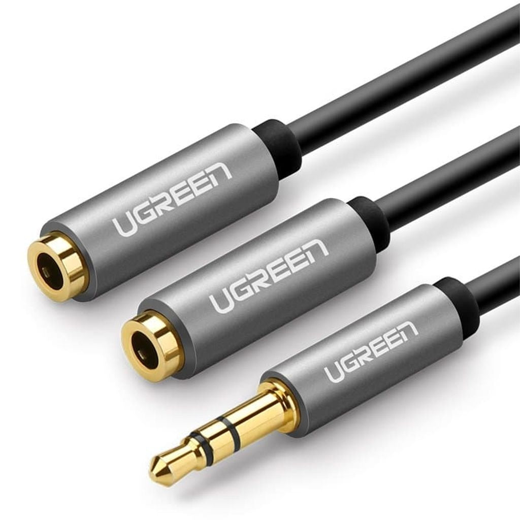 UGREEN 3.5mm Aux Stereo Audio Splitter Cable, 20cm