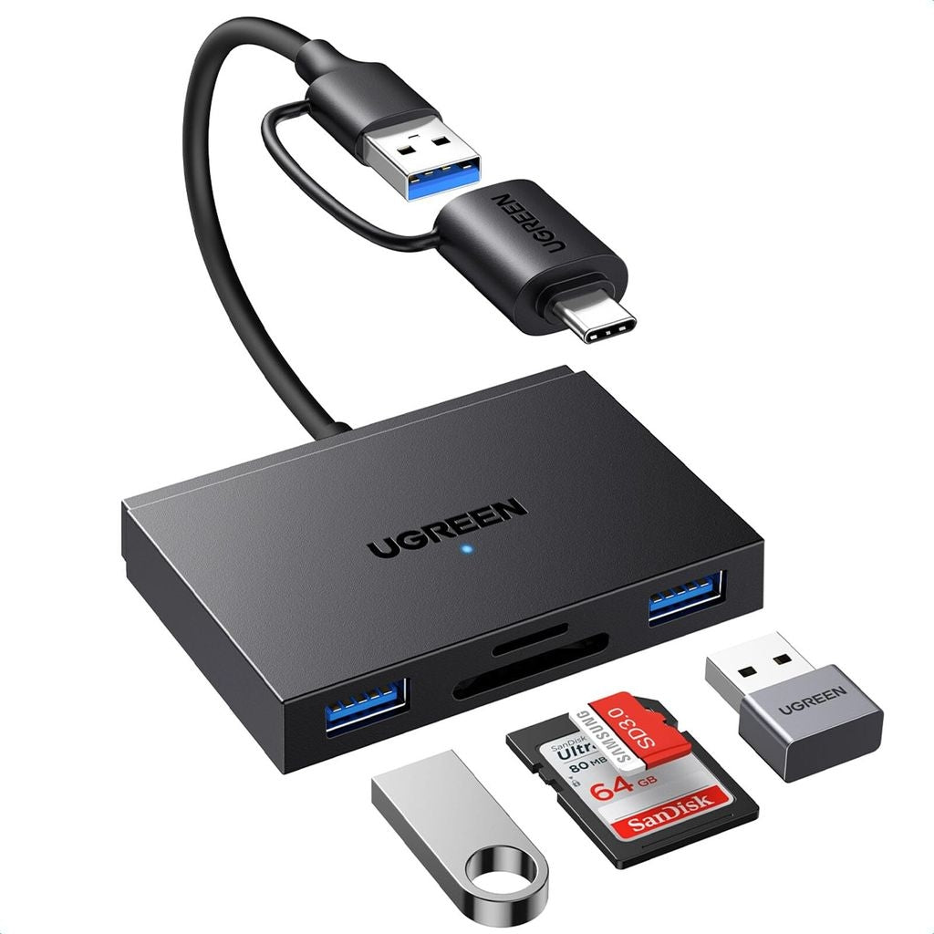 UGREEN 4-in-1 USB-C/USB-A Memory Card Reader