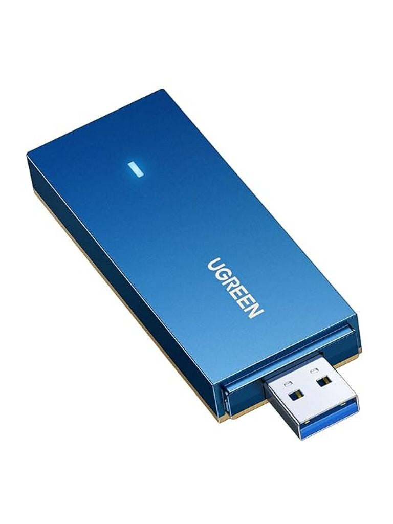 UGREEN AX1800 Dual-Band Wireless USB-A Adapter Wi-Fi 6 - Blue