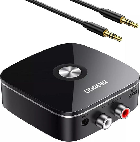UGREEN Bluetooth Audio Receiver with 3.5mm and 2x RCA Adapter