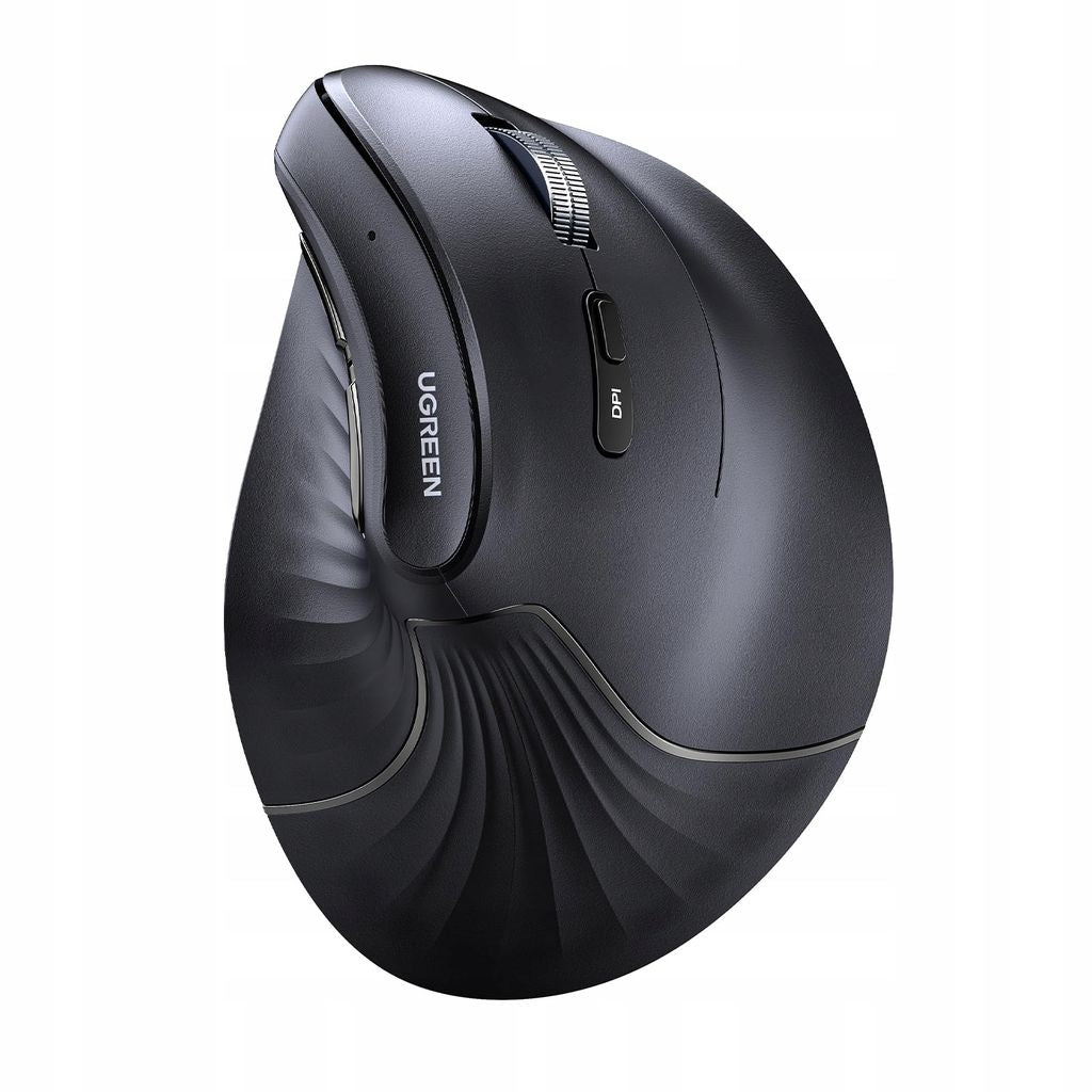 UGREEN Ergonomic Vertical Mouse 4000 DPI max, 5 buttons - Black