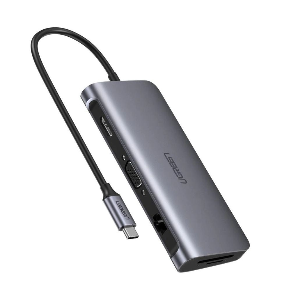 UGREEN USB-C 9-in-1 Adapter to HDMI/VGA/USB-A/SD/Micro SD/Ethernet/PD