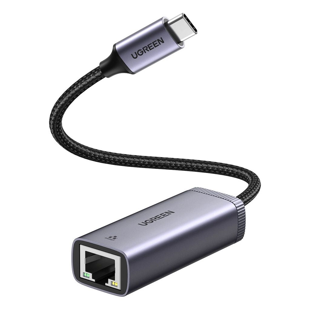 UGREEN USB-C to RJ45 1Gbps Ethernet Adapter - Grey