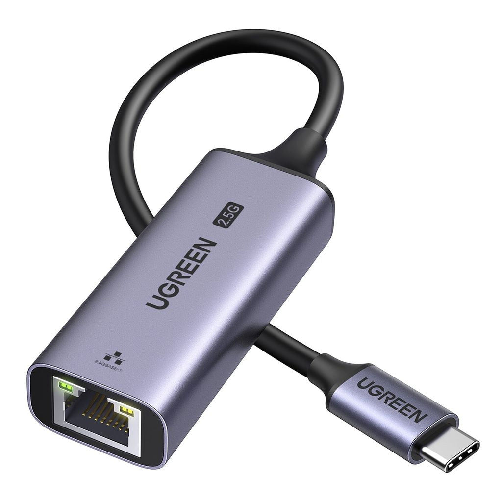 UGREEN USB-C to RJ45 2.5G Ethernet Adapter - Grey