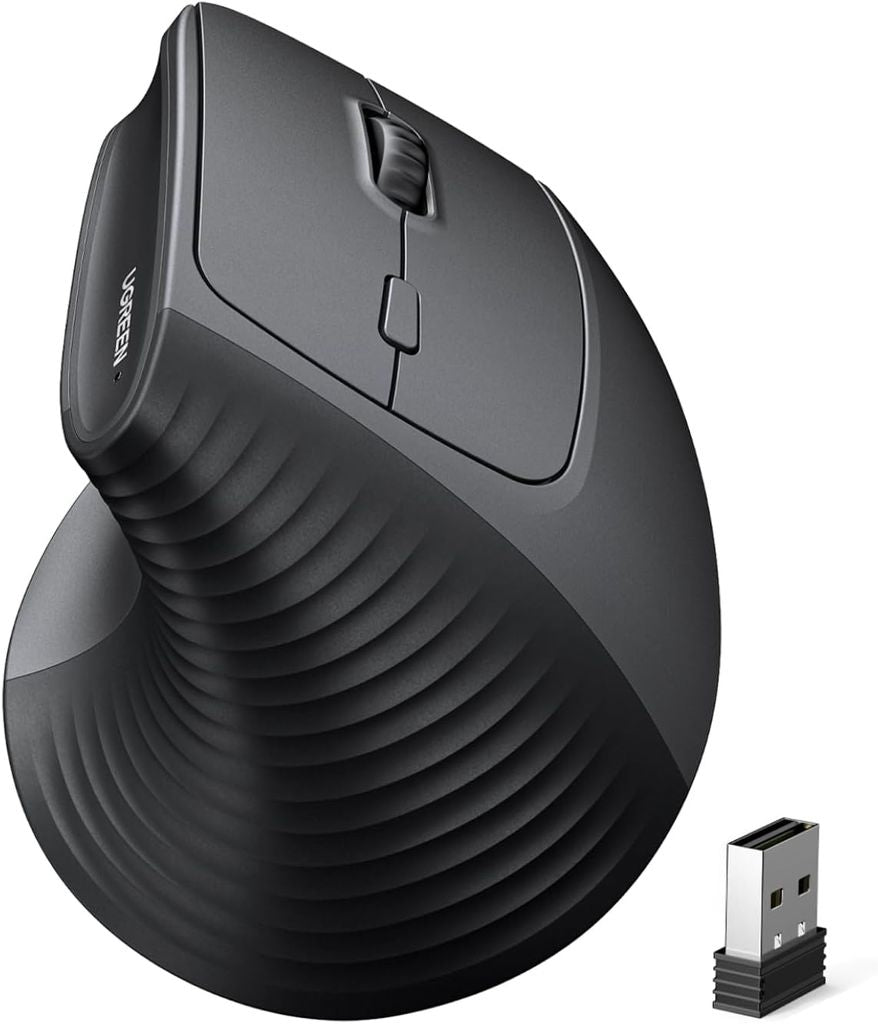 UGREEN Wireless Ergonomic Vertical Mouse 57°