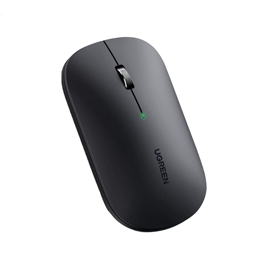 UGREEN Wireless Mouse, 4000DPI, 2.4GHz WiFi + Bluetooth - Black
