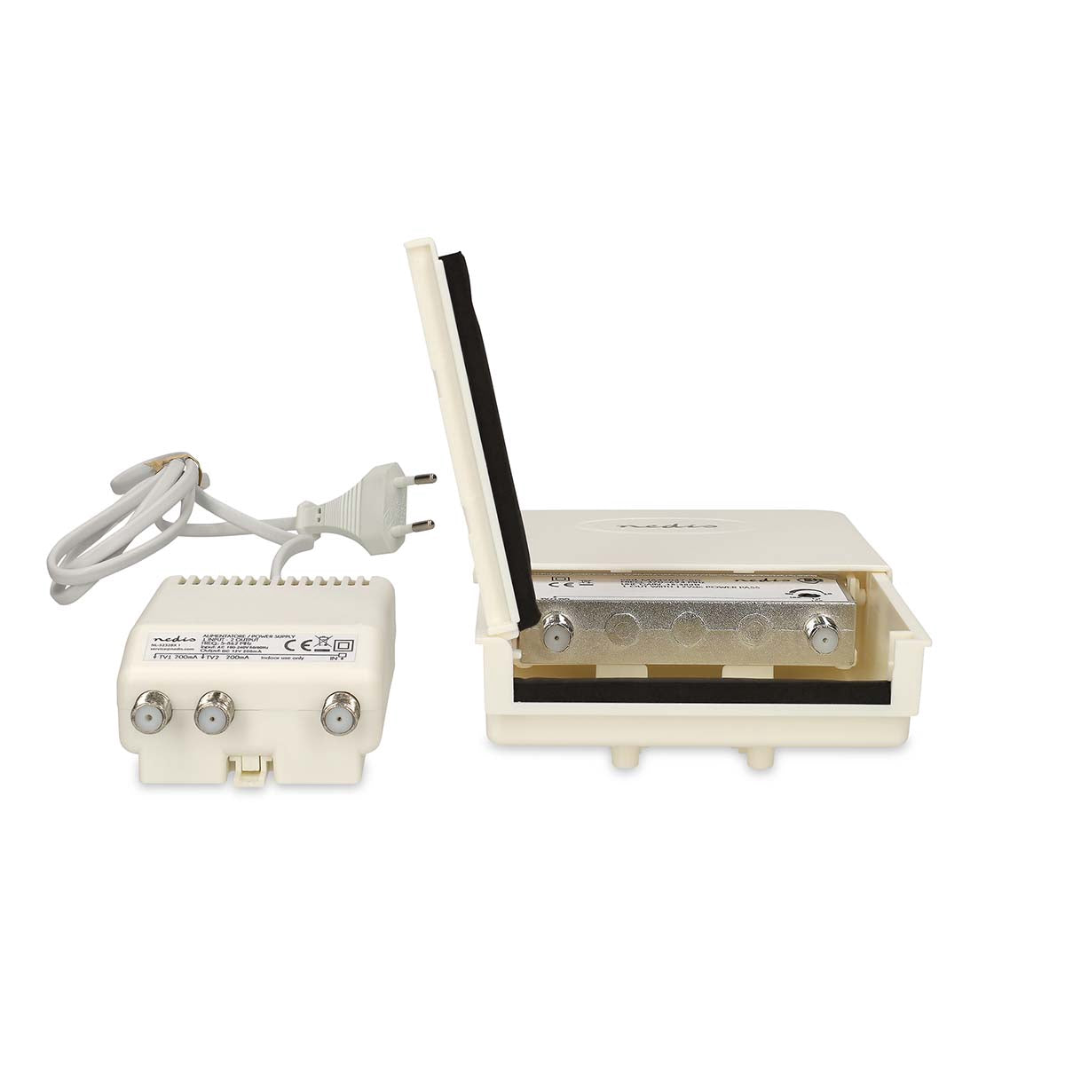 UHF Mast Amplifier, Dual Outputs, 15-30 dB Gain Control