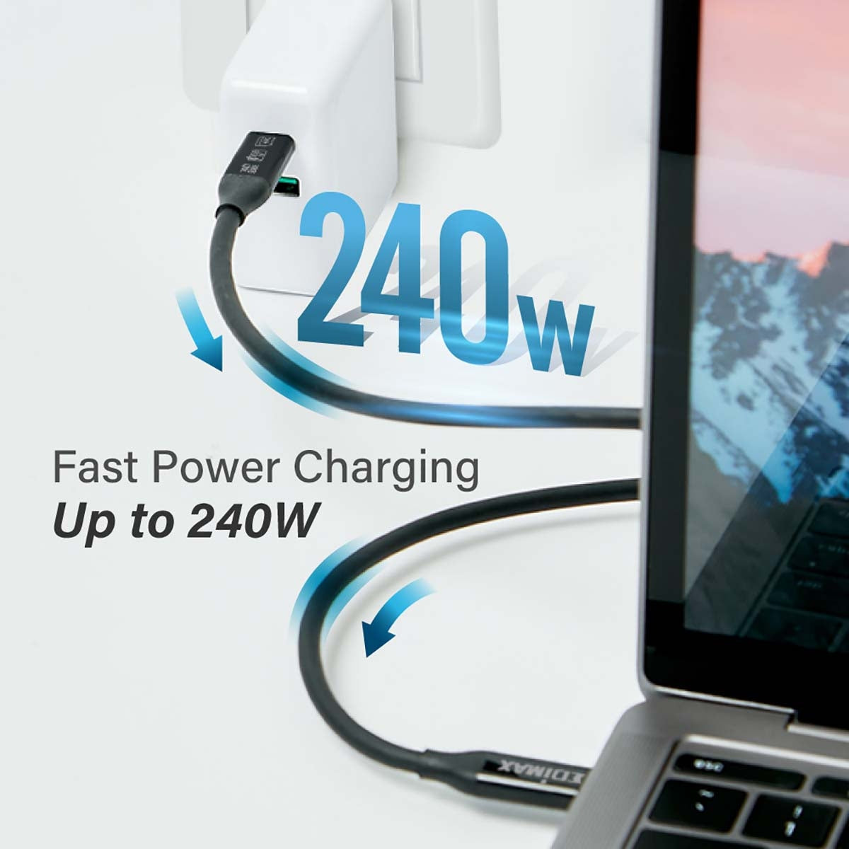 USB4/Thunderbolt3 Cable, 40G, 3 meter, Type C to Type C