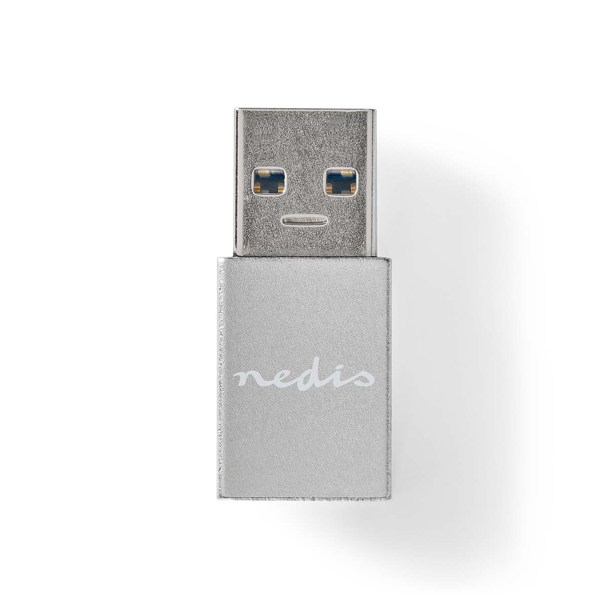 USB-A Adapter | USB 3.2 Gen 1 | USB-A Male | USB-C™ Female | 5 Gbps | Round | Nickel Plated | Black | Box