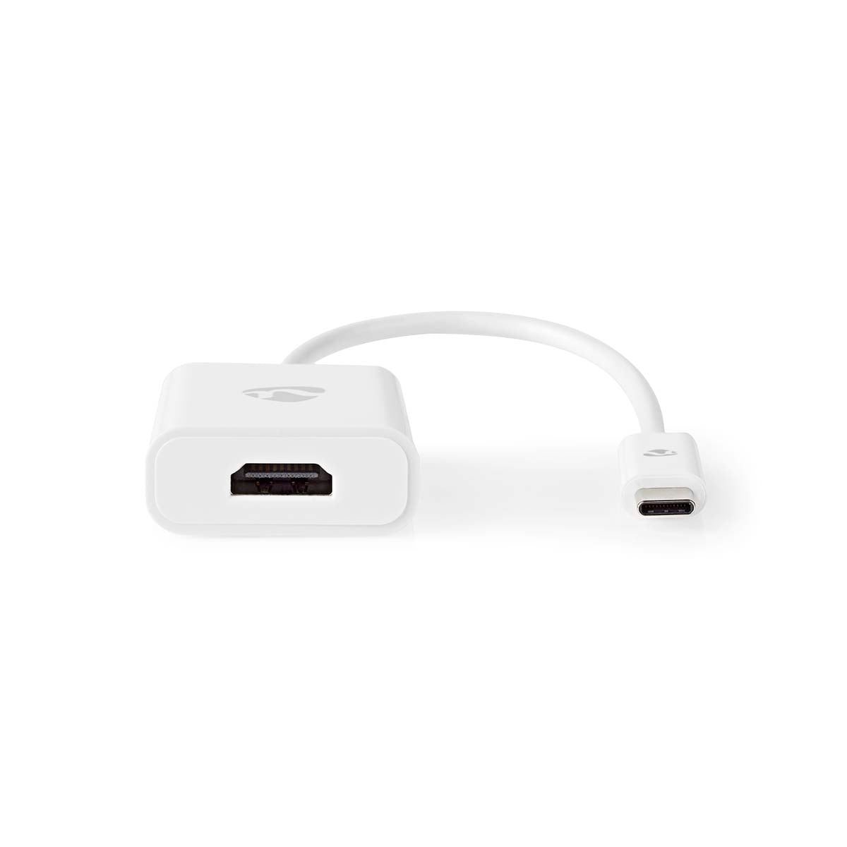 USB-C™ Adapter | USB 3.2 Gen 1 | USB-C™ Male | HDMI™ Output | 4K@30Hz | 0.20 m | Round | Nickel Plated | PVC | White | Box