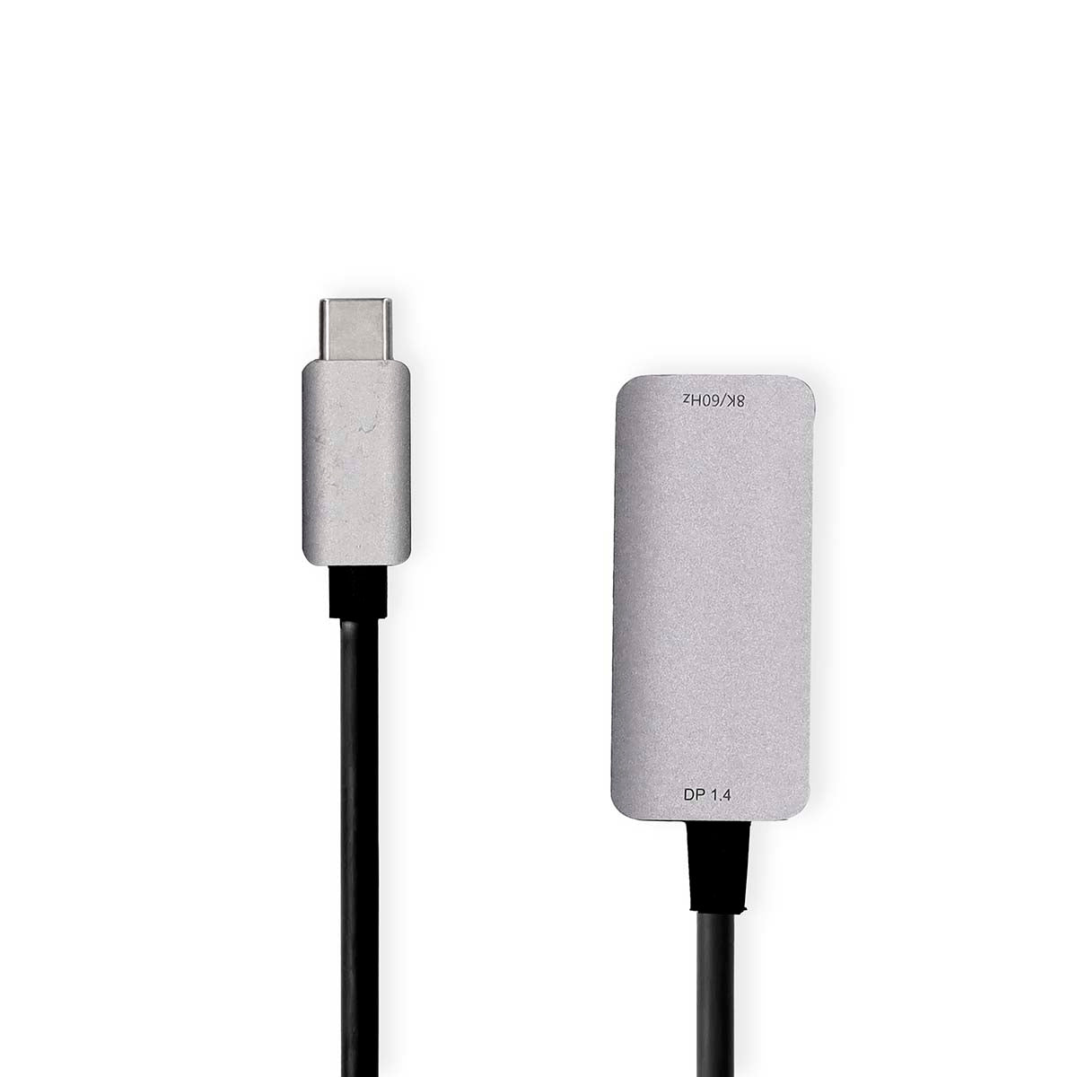 USB-C™ Adapter | USB 3.2 Gen 1 | USB-C™ Male | HDMI™ Output | 8K@60Hz | 0.20 m | Round | Nickel Plated | PVC | Black | Box