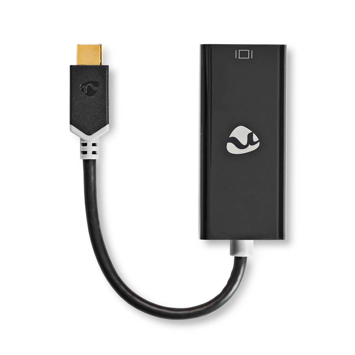 USB-C™ Adapter | USB 3.2 Gen 1 | USB-C™ Male | Mini DisplayPort Female | 0.20 m | Round | Gold Plated | PVC | Anthracite | Cardboard box with window