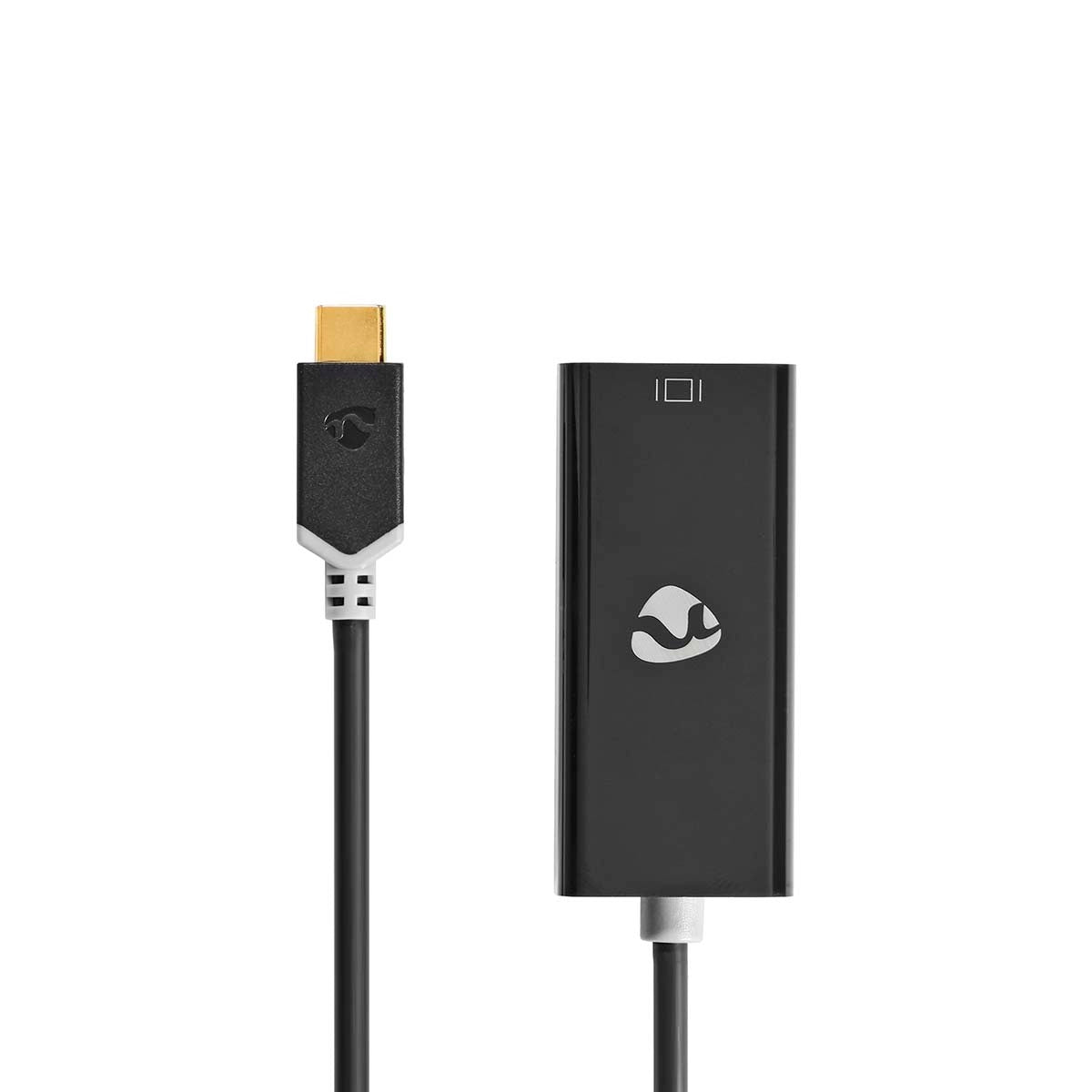 USB-C™ Adapter | USB 3.2 Gen 1 | USB-C™ Male | Mini DisplayPort Female | 0.20 m | Round | Gold Plated | PVC | Anthracite | Cardboard box with window