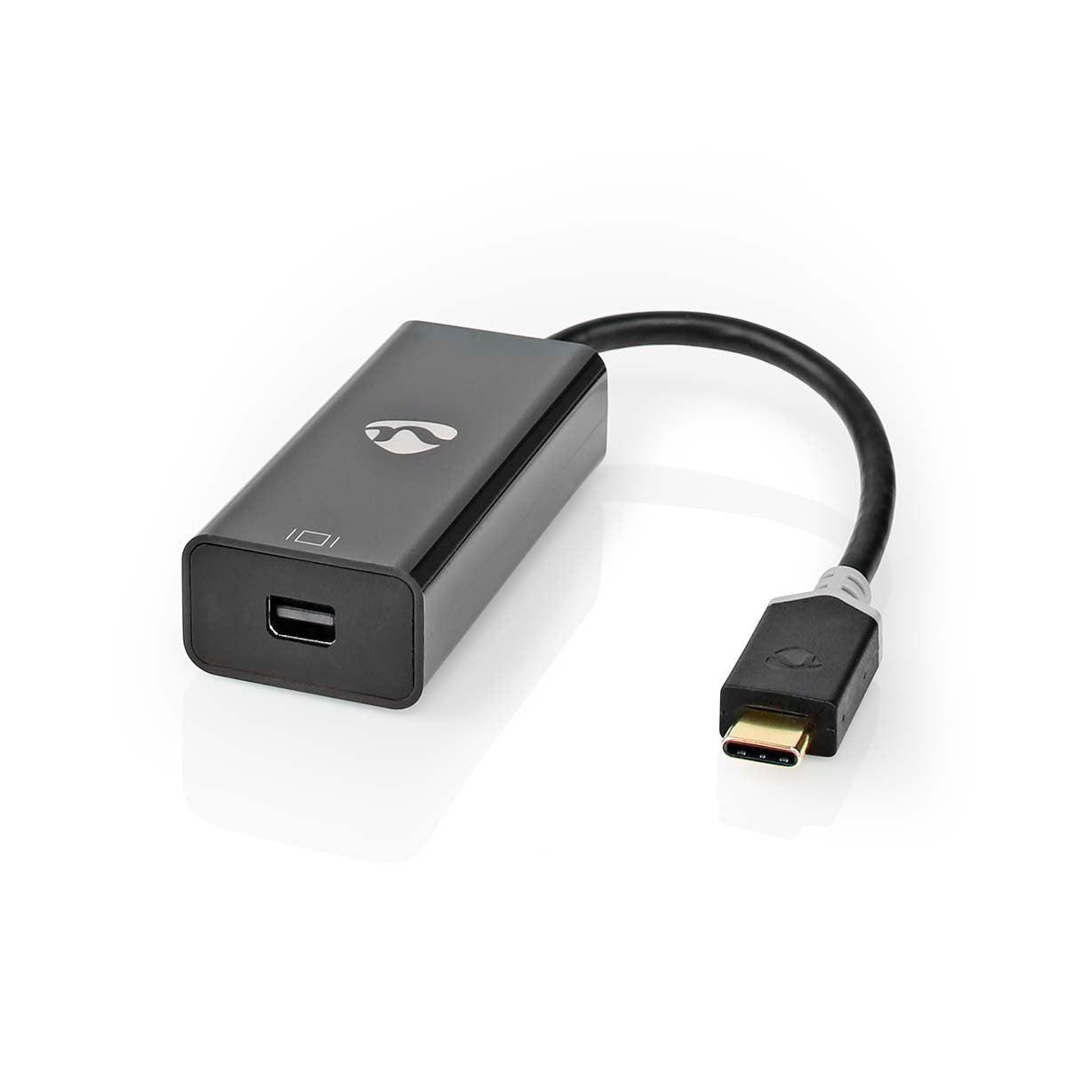 USB-C™ Adapter | USB 3.2 Gen 1 | USB-C™ Male | Mini DisplayPort Female | 0.20 m | Round | Gold Plated | PVC | Anthracite | Cardboard box with window
