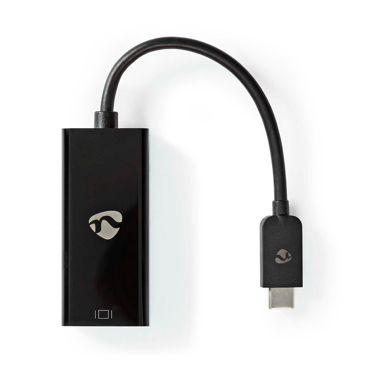 USB-C™ Adapter | USB 3.2 Gen 1 | USB-C™ Male | Mini DisplayPort Female | 8K@60Hz | 0.20 m | Round | Nickel Plated | PVC | Black | Plastic bag