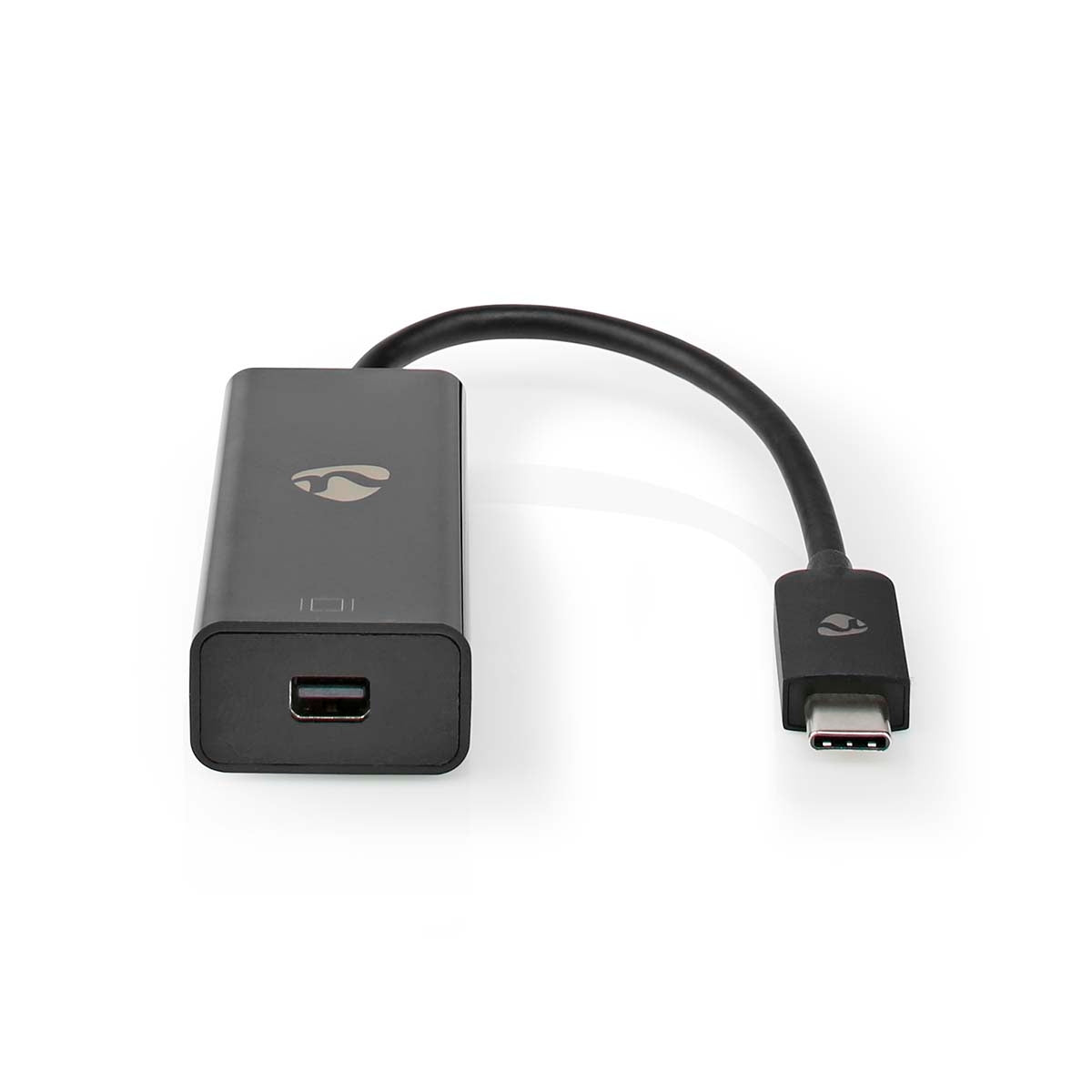 USB-C™ Adapter | USB 3.2 Gen 1 | USB-C™ Male | Mini DisplayPort Female | 8K@60Hz | 0.20 m | Round | Nickel Plated | PVC | Black | Plastic bag