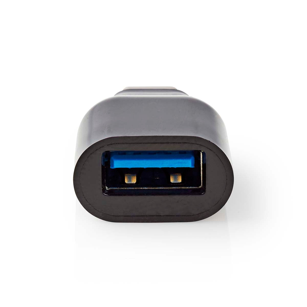 USB-C™ Adapter | USB 3.2 Gen 1 | USB-C™ Male | USB-A Female | 5 Gbps | Round | Nickel plated | Black | Box