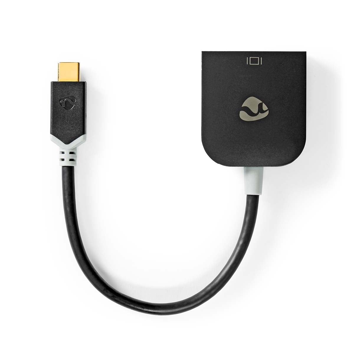 USB-C™ Adapter | USB 3.2 Gen 1 | USB-C™ Male | VGA female 15p | 1920x1200 | 0.20 m | Round | Gold Plated | PVC | Anthracite | Window Box with Euro Lock