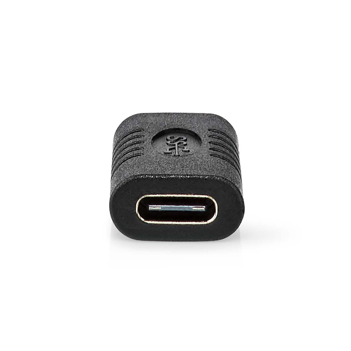 USB-C™ Adapter | USB 3.2 Gen 2 | USB-C™ Female | USB-C™ Female | 4K@60Hz | 10 Gbps | Round | Nickel Plated | Black | Box