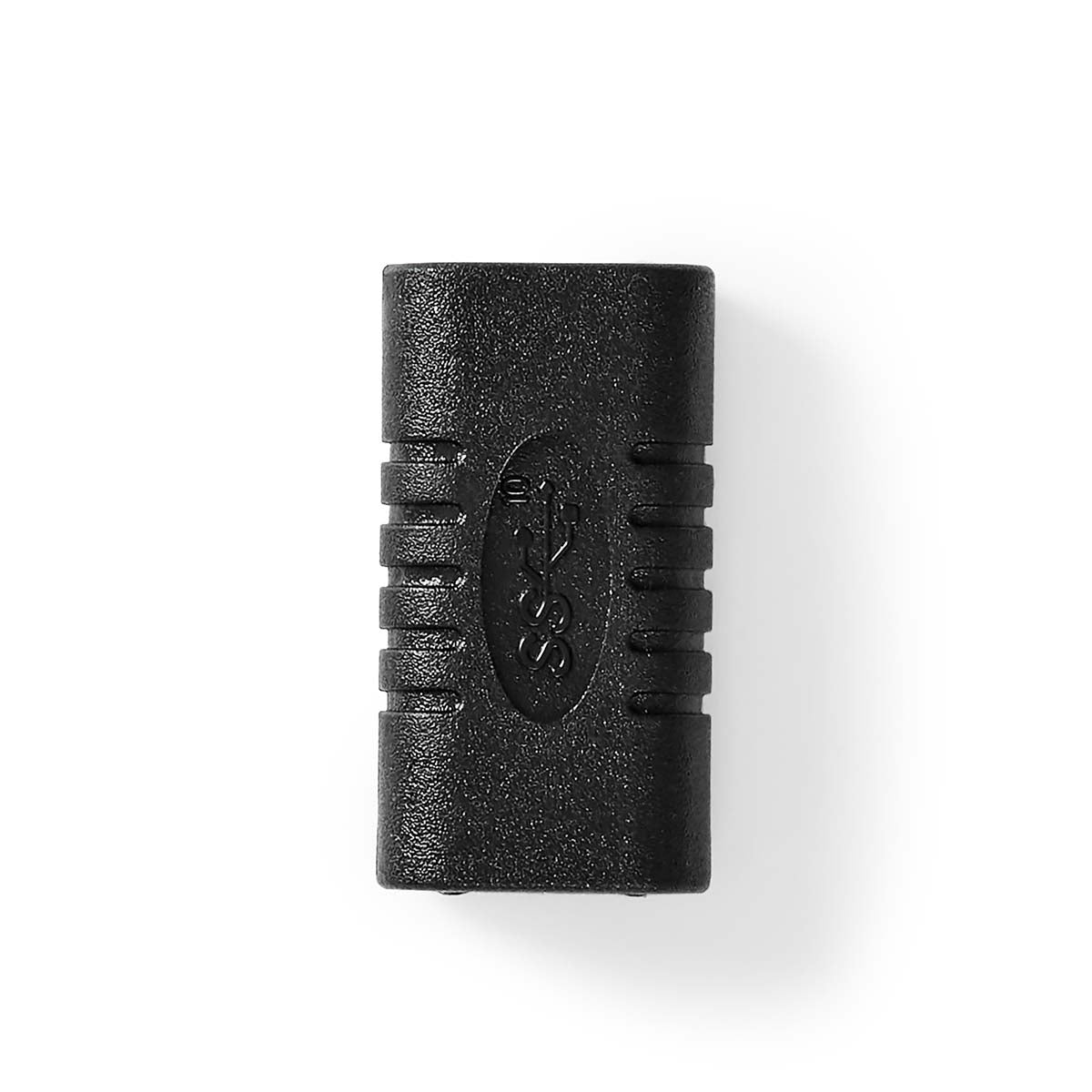 USB-C™ Adapter | USB 3.2 Gen 2 | USB-C™ Female | USB-C™ Female | 4K@60Hz | 10 Gbps | Round | Nickel Plated | Black | Box