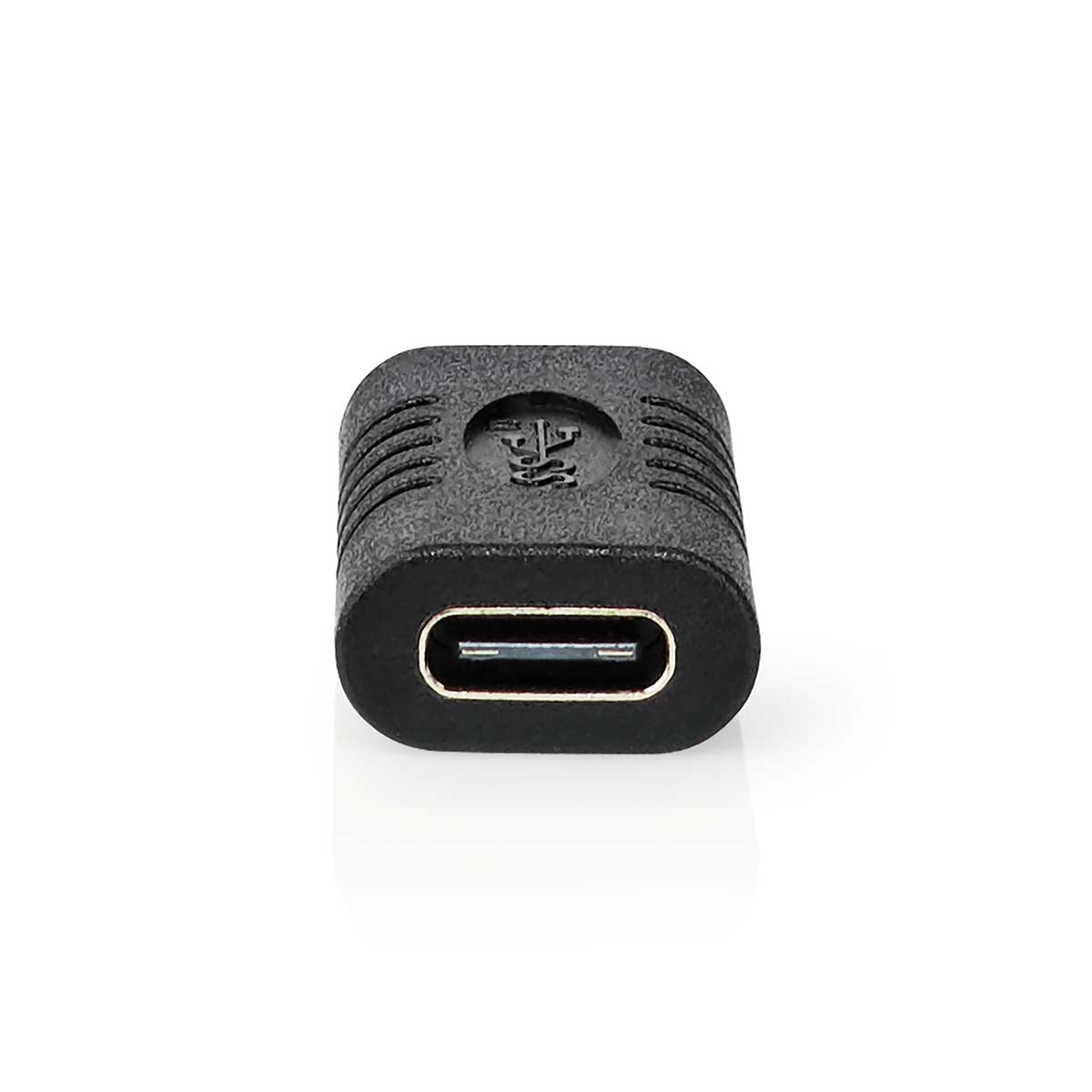 USB-C™ Adapter | USB 3.2 Gen 2 | USB-C™ Female | USB-C™ Female | 4K@60Hz | 10 Gbps | Round | Nickel Plated | Black | Box