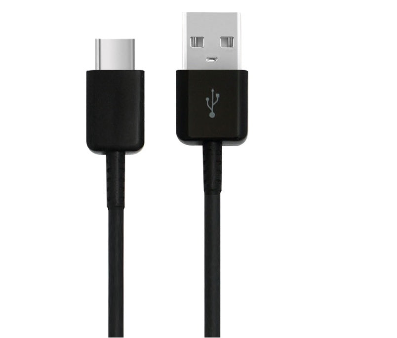 USB-C Cable with Fast Charging for Samsung Galaxy models, 2.1A, 1.2m - Black