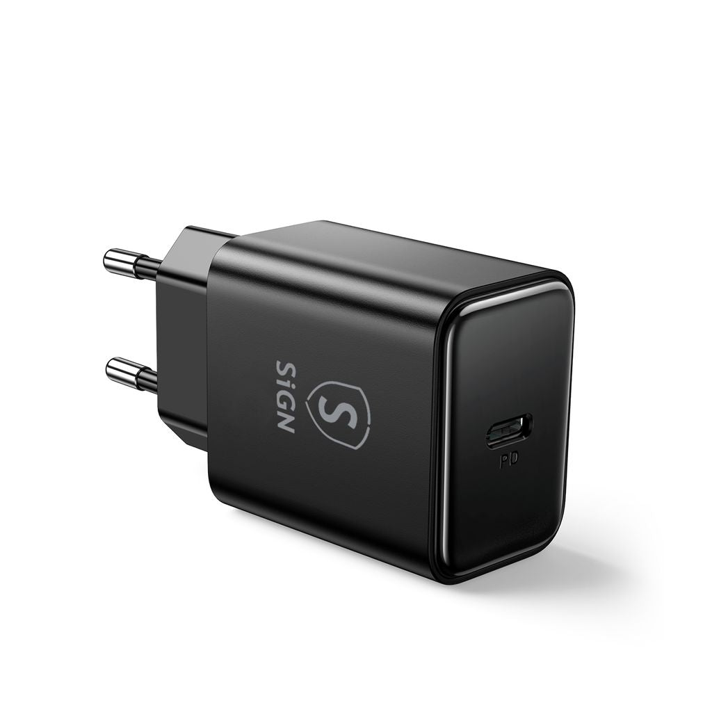 USB-C PD Charger 20W - Black