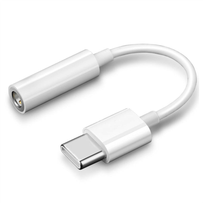 USB-C to 3.5mm AUX Adapter - White