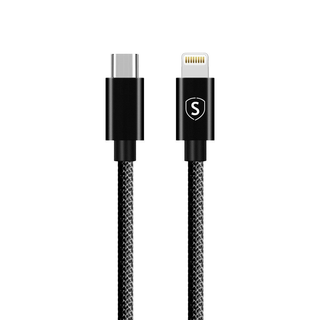 USB-C to Lightning Cable 20W, 0.25m - Black