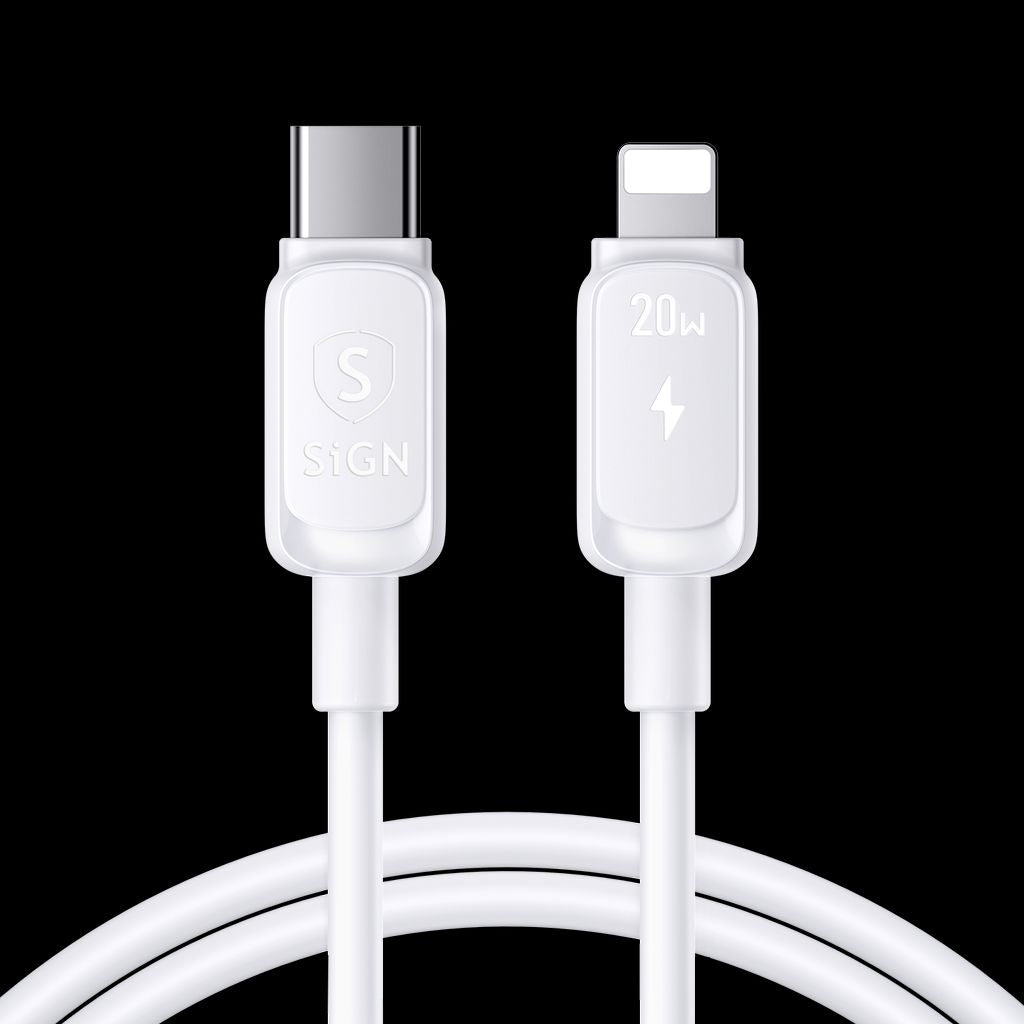 USB-C to Lightning Cable 20W, 2m - White