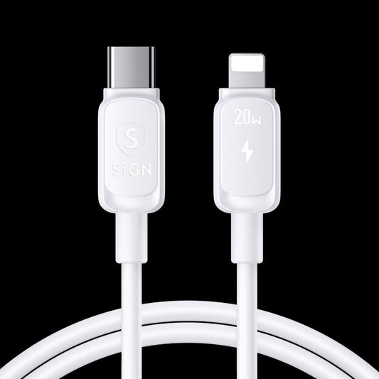 USB-C to Lightning Cable 20W, 2m - White