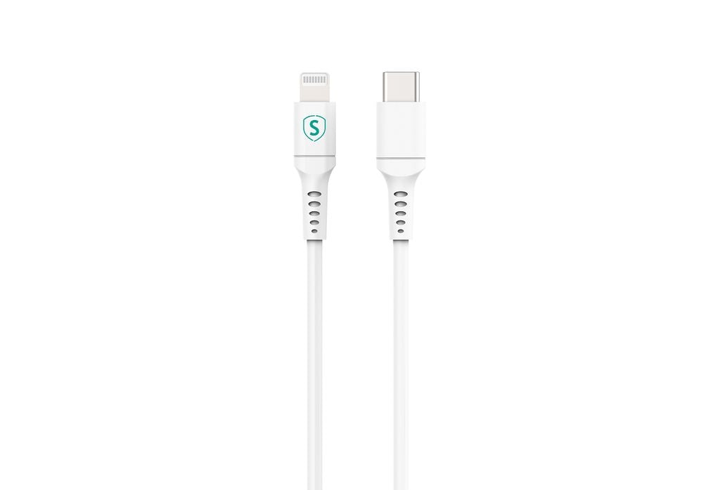 USB-C to Lightning cable 1m, MFi, 3A, 60W - White