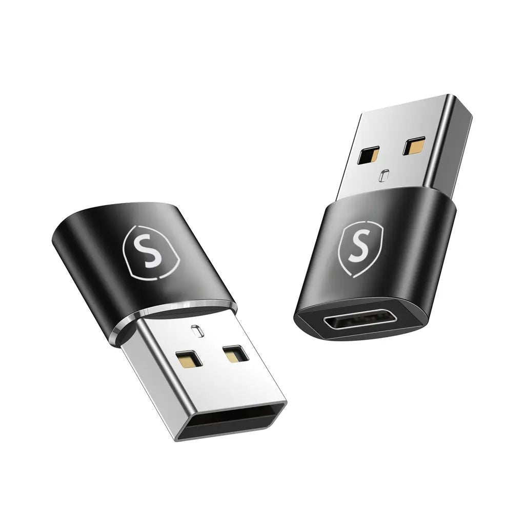 USB-C to USB-A Adapter, 2-pack