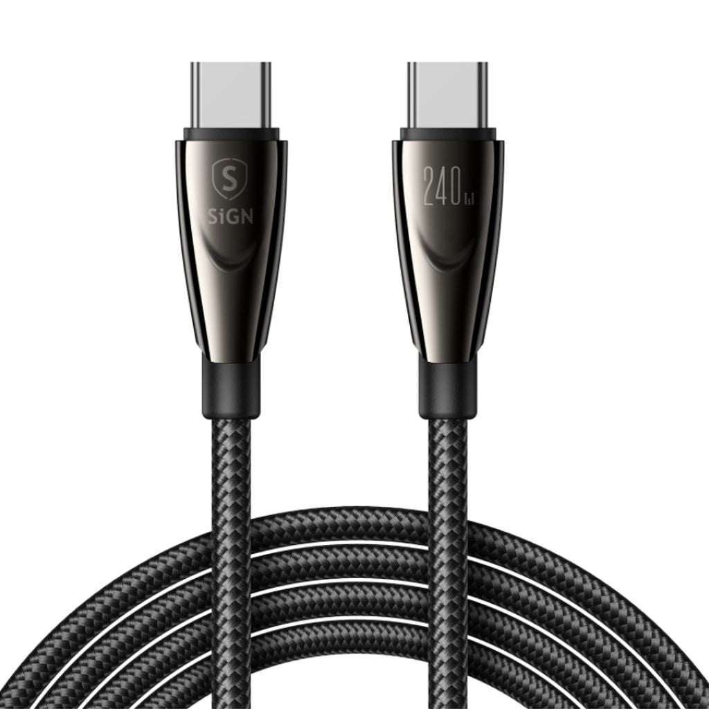 USB-C to USB-C Cable 240W, 1.2m - Black