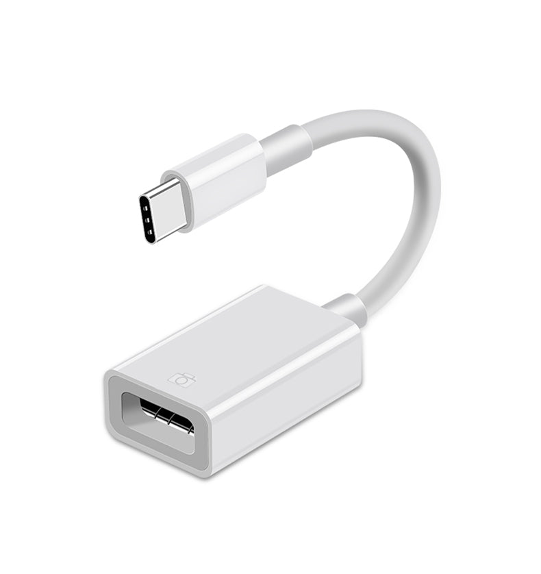 USB-C to USB Camera Adapter - White