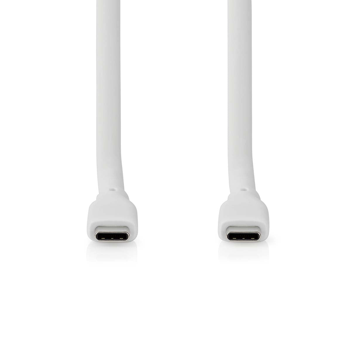 USB cable | USB 3.2 Gen 1 | USB-C™ Male | USB-C™ Male | 60 W | 4K@60Hz | 5 Gbps | Nickel Plated | 1.50 m | Round | Silicone | White | Box