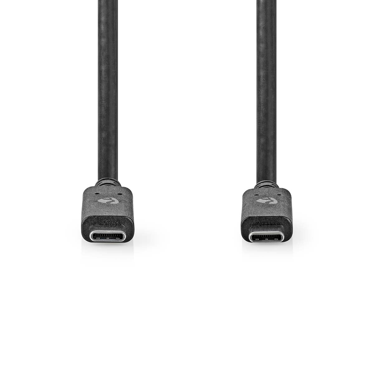 USB cable | USB 3.2 Gen 2 | USB-C™ Male | USB-C™ Male | 100 W | 4K@60Hz | 10 Gbps | Nickel Plated | 1.00 m | Round | PVC | Black | Box