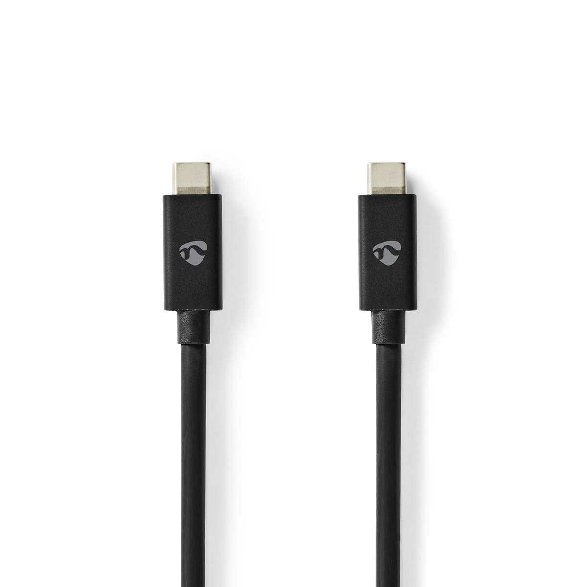 USB cable | USB 4.0 Gen 2x2 | USB-C™ Male | USB-C™ Male | 240 W | 8K@60Hz | 20 Gbps | Nickel Plated | 2.00 m | Round | PVC | Black | Envelope