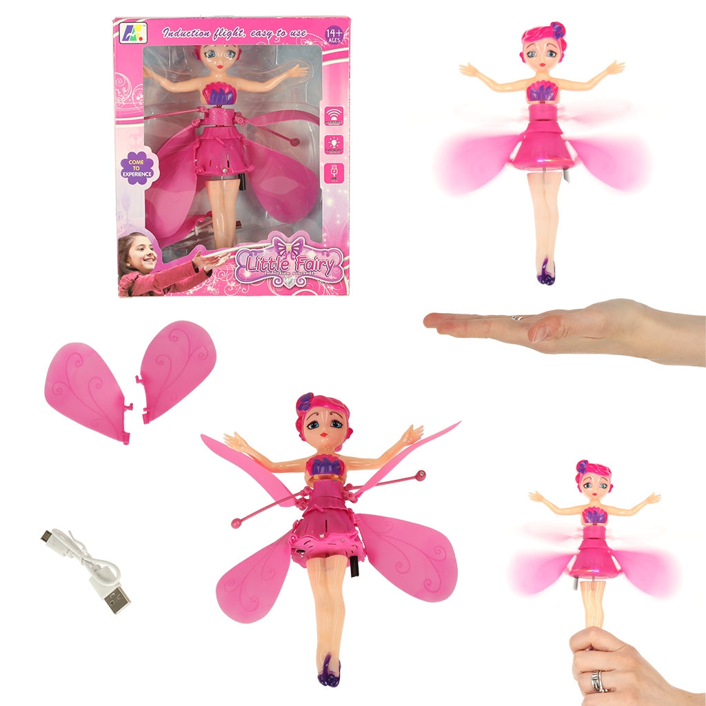 USB hand controlled flying fairy doll