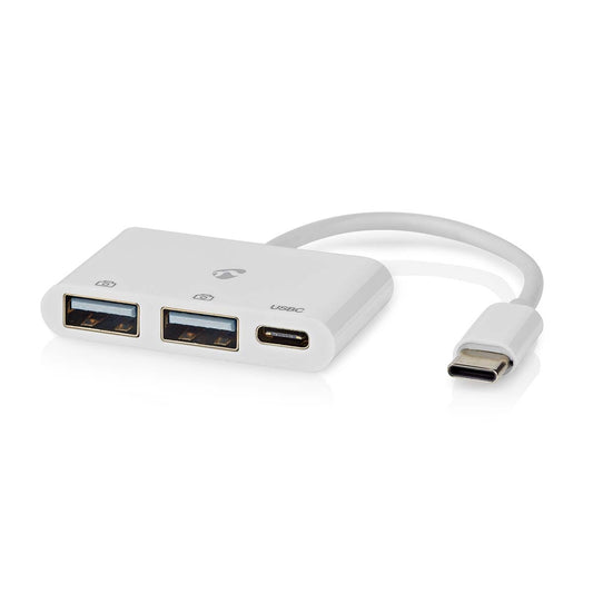 USB hub | 1x USB-C™ | 1x USB-C™ / 2x USB 2.0 A Female | 3-Port port(s) | USB power