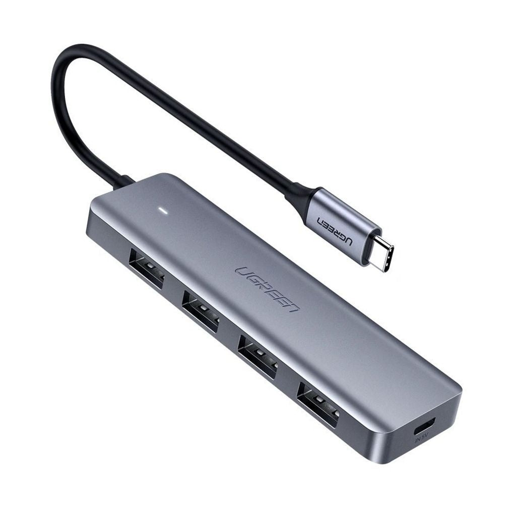 Ugreen 4-Port USB 3.0 Hub with USB-C Power Supply