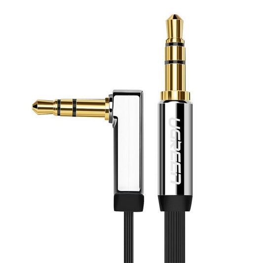 Ugreen AUX Cable, Angled, 3.5mm, 3m - Silver