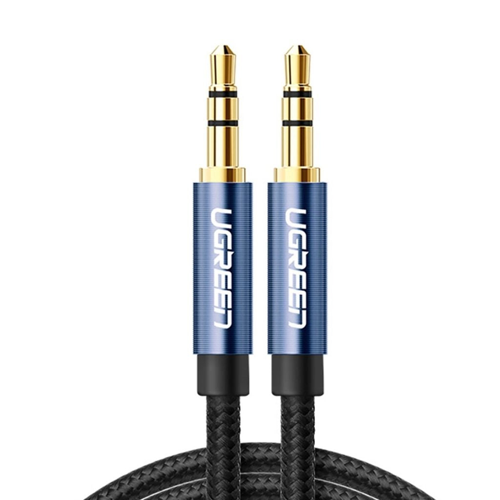 Ugreen AUX audio mini jack 3.5 mm male to male cable, 1.5m - Blue