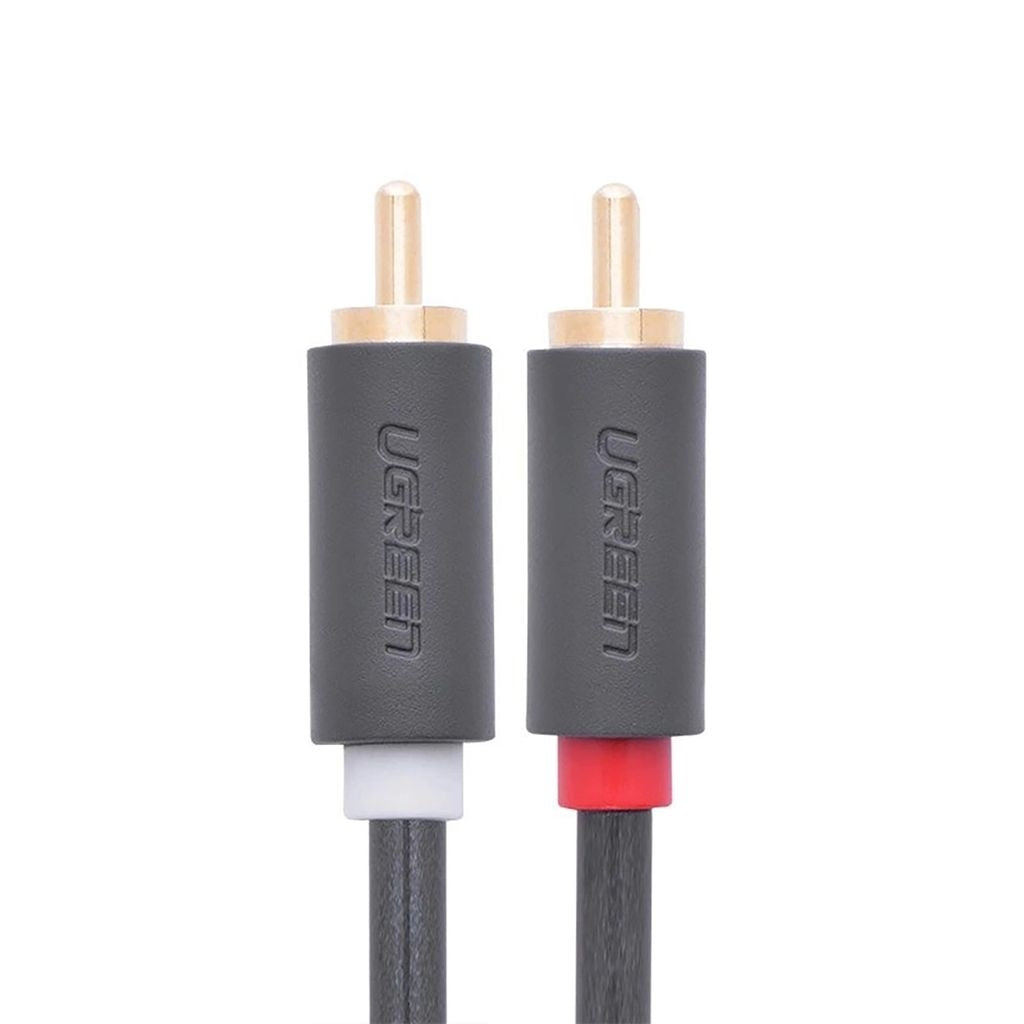 Ugreen Audio Cable 2RCA (Male) to 2RCA (Male), 1m - Gray