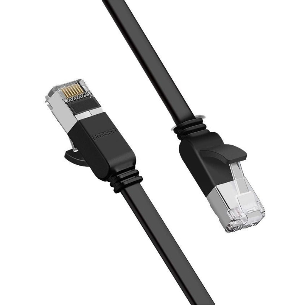 Ugreen Internet/Ethernet flat network cable RJ45/Cat6, UTP, 1000Mbps, 5m - Black