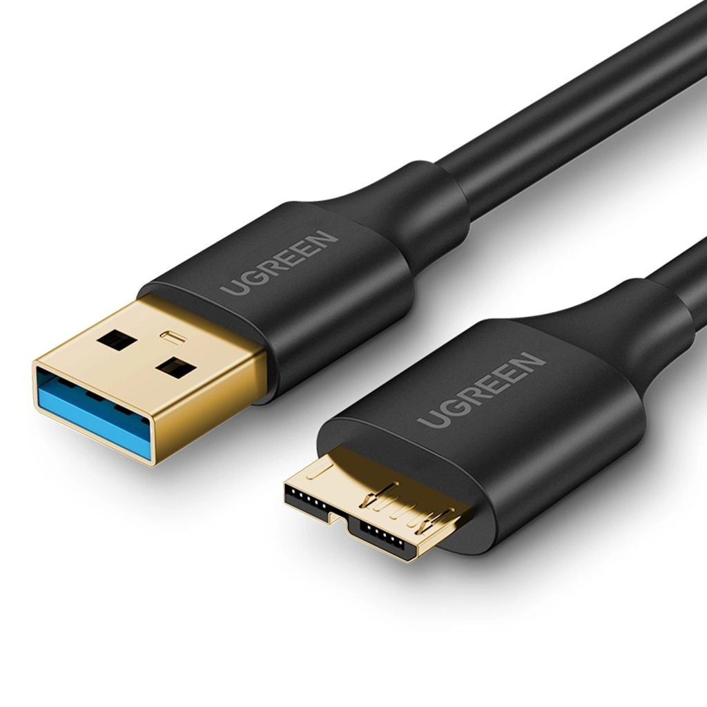 Ugreen USB-A 3.0 - Micro USB-B SuperSpeed cable, 5Gb/s, 1m - Black