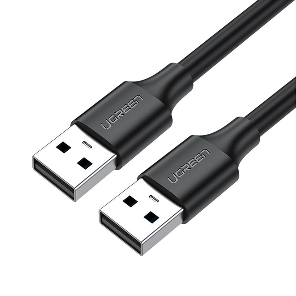 Ugreen USB-A (Male) to USB-A (Male) 2.0, 480Mb/s, 0.25m - Black