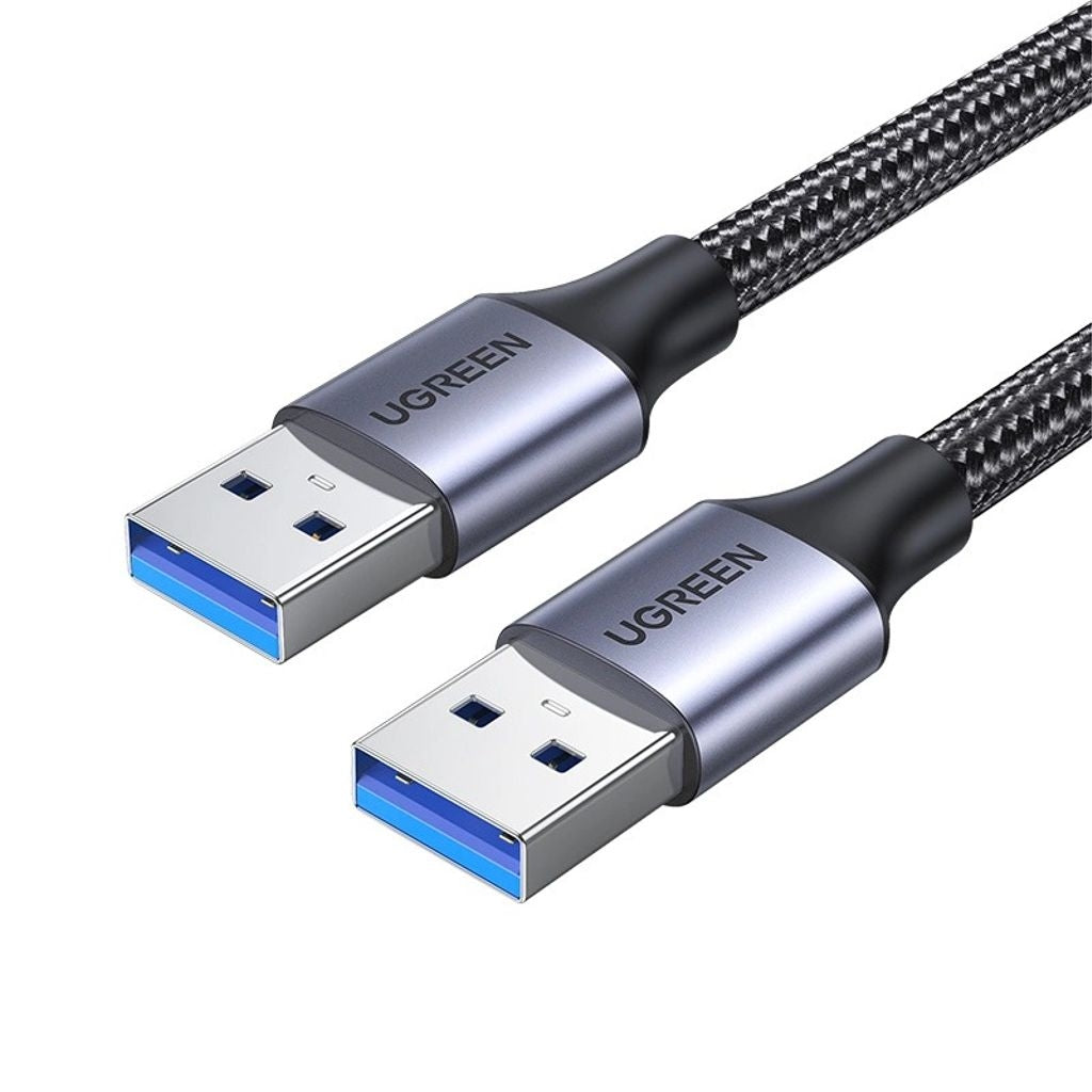 Ugreen USB-A to USB-A 3.0 cable, 5Gbps, 0.5m - Gray