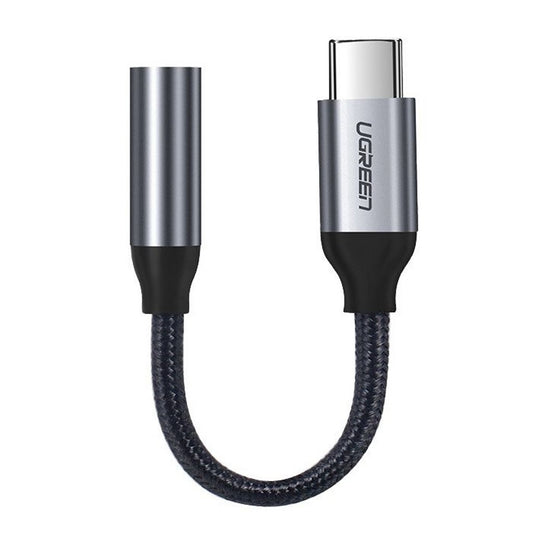 Ugreen USB-C to 3.5mm AUX Cable 10cm - Grey